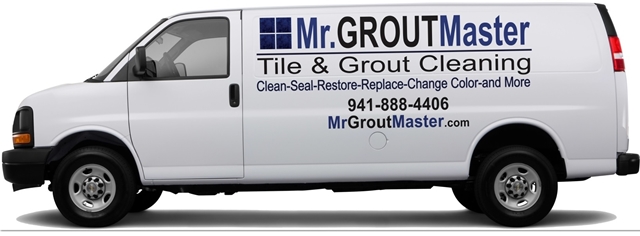 Lakewood Ranch, FL tile and grout cleaning van