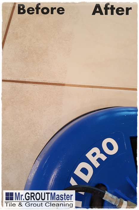 Professional tile and grout cleaning, Mr. Grout Master